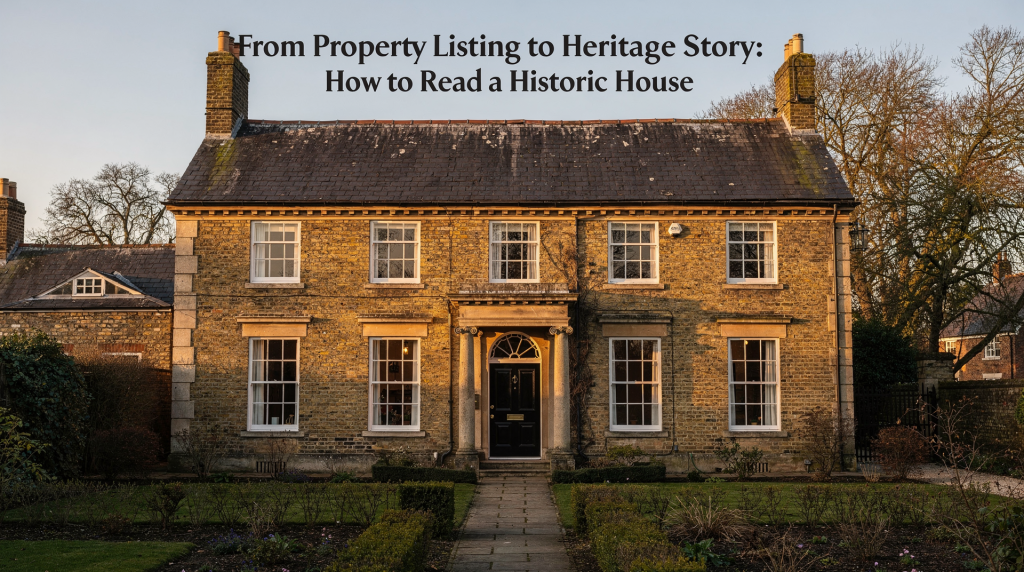 From Property Listing to Heritage Story: How to Read a Historic House