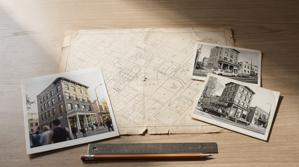 How Old Maps and Photographs Reveal a Building’s Past